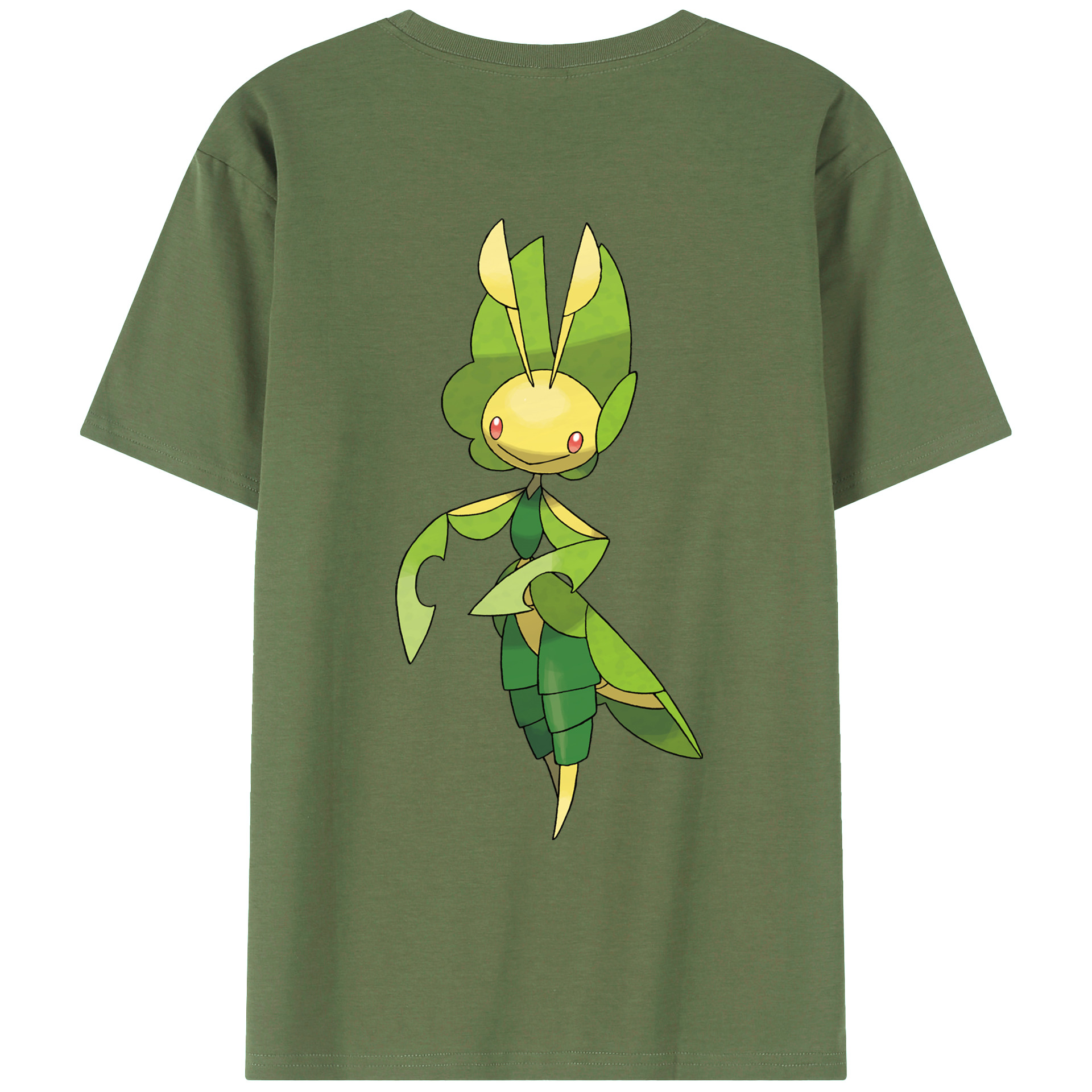 （画像用） ポケットモンスター Pokémon 綿100％ メンズ半袖Tシャツ（バックプリント） 通気性